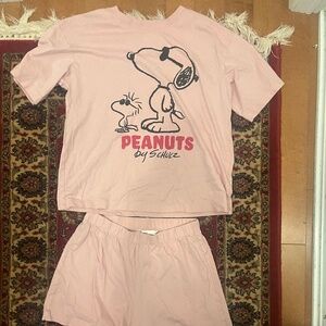 Peanuts Snoopy Two Piece Pyjama Set Schulz